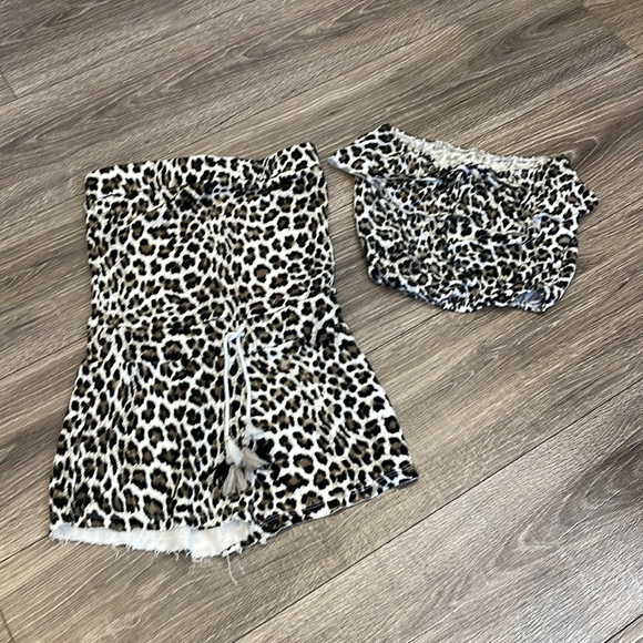 Flowers By Zoe Animal Print Pool/Beach Lounge wear for girl - Picture 1 of 4